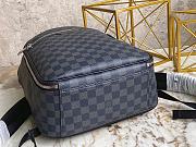 Louis Vuitton LV Black Check Backpack N45279 Size 28 x 45 x 18 cm - 2