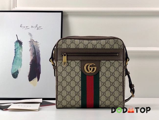 Gucci GG Messenger Bag Brown 547926 Size 23 x 24 x 5.6 cm - 1