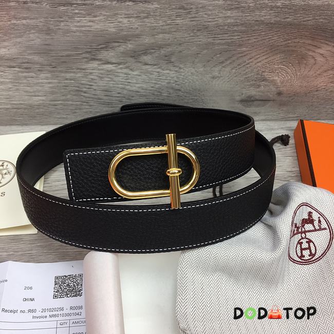 Hermes Belt In Gold/Silver 3.8 cm - 1