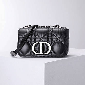 Dior Small Dior Caro Black Bag Size 20 x 12 x 7 cm