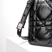 Dior Large Dior Caro Black Bag Size 28 x 17 x 9 cm - 2