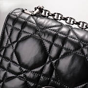 Dior Large Dior Caro Black Bag Size 28 x 17 x 9 cm - 5