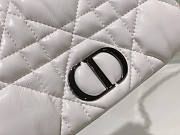 Dior Caro Macrocannage Pouch White Size 19.5 x 11 x 6.5 cm - 6
