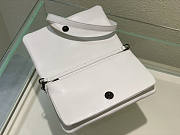 Dior Caro Macrocannage Pouch White Size 19.5 x 11 x 6.5 cm - 3