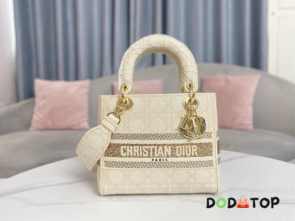 Dior Lady D-Lite Bag 02 Size 24 x 20 x 11 cm - 1