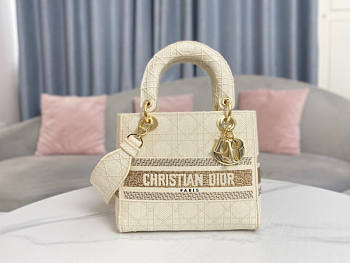 Dior Lady D-Lite Bag 02 Size 24 x 20 x 11 cm