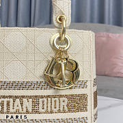 Dior Lady D-Lite Bag 02 Size 24 x 20 x 11 cm - 6