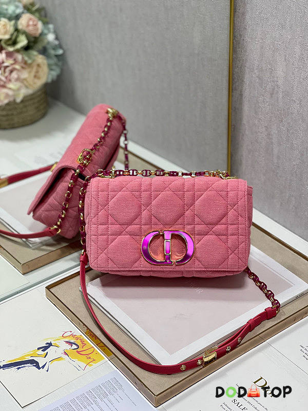 Dior Medium Dior Caro Bag Pink Size 25 x 12 x 7 cm - 1