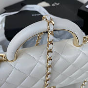Chanel Cl Wallet On Chain White Size 12.3 x 19.2 x 3.5 cm - 3