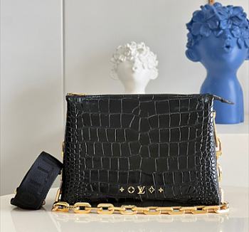 Louis Vuitton Coussin PM Black Size 26 x 20 x 12 cm