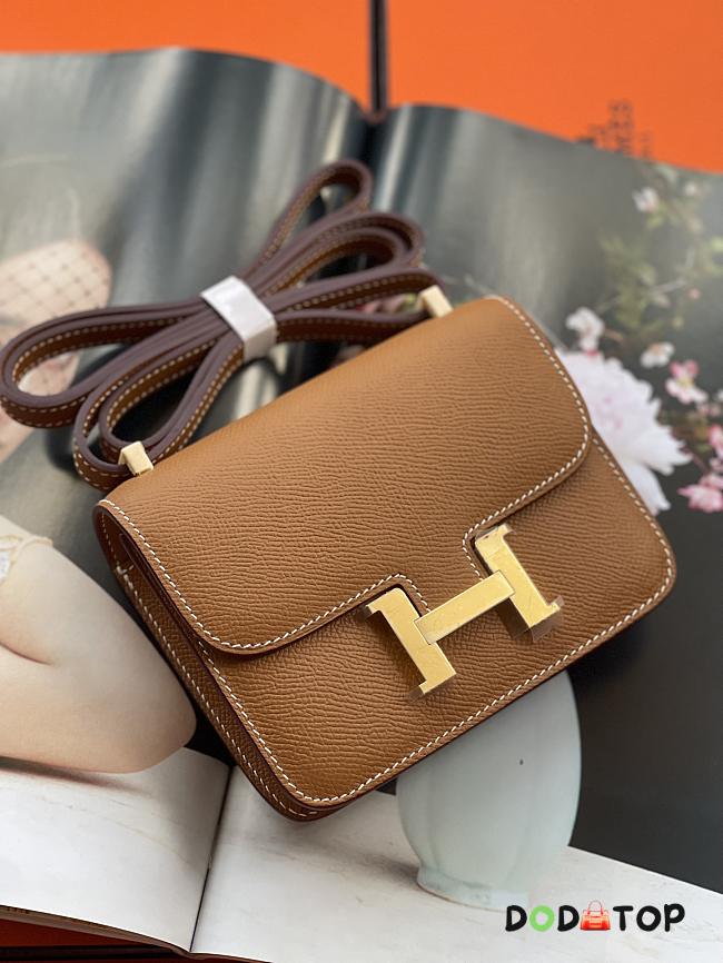 Hermes Constance 14 cm Natural Yellow Gold - 1