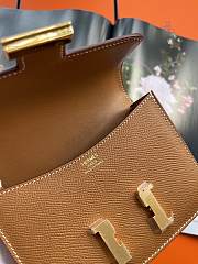 Hermes Constance 14 cm Natural Yellow Gold - 6