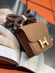 Hermes Constance 14 cm Natural Yellow Gold - 4