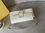 Fendi x Versace Baguette White Bag Size 28 x 15.5 x 7 cm - 2