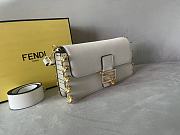 Fendi x Versace Baguette White Bag Size 28 x 15.5 x 7 cm - 5
