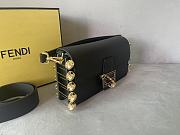 Fendi x Versace Baguette Black Bag Size 28 x 15.5 x 7 cm - 2
