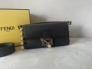 Fendi x Versace Baguette Black Bag Size 28 x 15.5 x 7 cm - 6