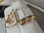 Fendi x Versace Baguette White Bag Mini Size 5 x 20 x 13 cm - 2