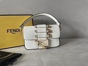 Fendi x Versace Baguette White Bag Mini Size 5 x 20 x 13 cm - 4