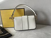Fendi x Versace Baguette White Bag Mini Size 5 x 20 x 13 cm - 5
