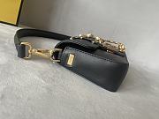 Fendi x Versace Baguette Black Bag Mini Size 5 x 20 x 13 cm - 3