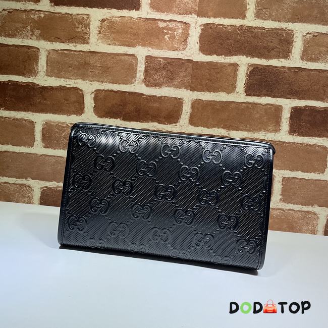 Gucci Clutch Black Size 28.5 x 18  x 9 cm  - 1