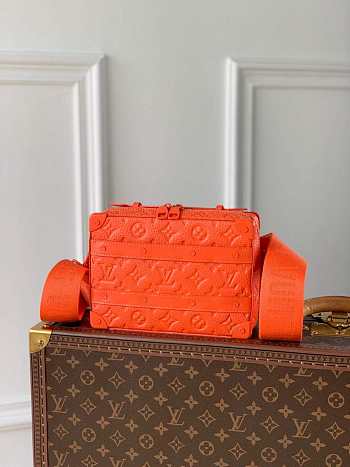 Louis Vuitton Handle Soft Trunk Bag Minty Orange Size 21.5 x 15 x 7 cm