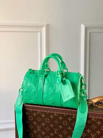 Louis Vuitton LV Keepall Bandouliere 25 Bag Minty Green 