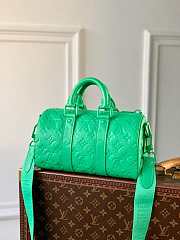 Louis Vuitton LV Keepall Bandouliere 25 Bag Minty Green  - 4