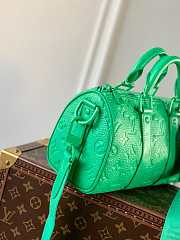 Louis Vuitton LV Keepall Bandouliere 25 Bag Minty Green  - 5
