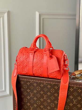 Louis Vuitton LV Keepall Bandouliere 25 Bag Minty Orange