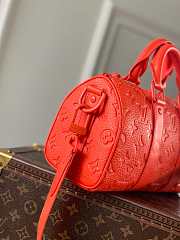 Louis Vuitton LV Keepall Bandouliere 25 Bag Minty Orange - 4