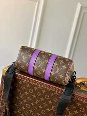 Louis Vuitton Keepall Bandouliere 25 Bag Purple  - 3