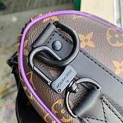 Louis Vuitton Keepall Bandouliere 25 Bag Purple  - 5