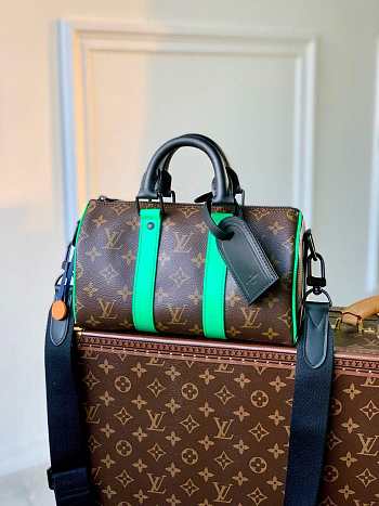 Louis Vuitton Keepall Bandouliere 25 Bag Green