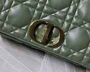 Dior M9243 Large Quilted Macrocannage Calfskin Green Size 29 x 18 x 10 cm - 6