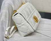  Dior Large Quilted Macrocannage Calfskin White Size 29 x 18 x 10 cm - 2