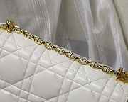  Dior Large Quilted Macrocannage Calfskin White Size 29 x 18 x 10 cm - 3