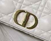  Dior Large Quilted Macrocannage Calfskin White Size 29 x 18 x 10 cm - 4