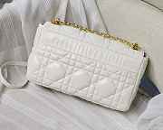  Dior Large Quilted Macrocannage Calfskin White Size 29 x 18 x 10 cm - 5