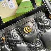 Gucci GG Matelassé Leather Medium Tote Black Size 38 x 28 x 14 cm - 2