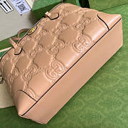Gucci GG Matelassé Leather Medium Tote Beige Size 38 x 28 x 14 cm - 6