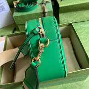 Gucci GG Matelassé Leather Shoulder Bag Green Size 21.5 x 17 x 7.5 cm - 5