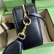 Gucci GG Matelassé Leather Shoulder Bag Black Size 21.5 x 17 x 7.5 cm - 5