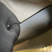 Gucci GG Matelassé Leather Shoulder Bag Gray Size 21.5 x 17 x 7.5 cm - 4
