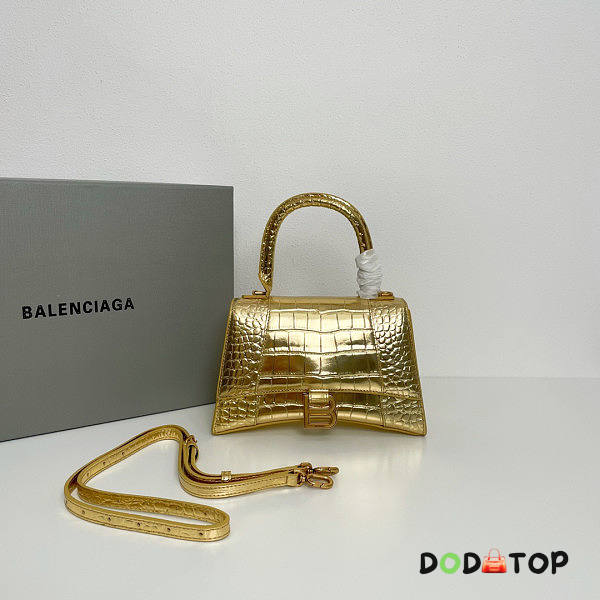 Balenciaga Hourglass Gold Size 23 x 10 x 14 cm - 1