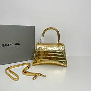 Balenciaga Hourglass Gold Size 23 x 10 x 14 cm - 5