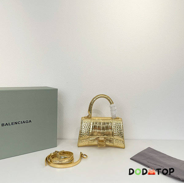 Balenciaga Hourglass Gold Size 19 x 8 x 21 cm - 1