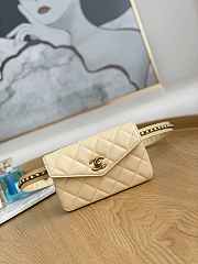 Chanel A99009 Waist bag Lambskin Apricot Gold Size 18 x 3.5 x 12 cm - 1