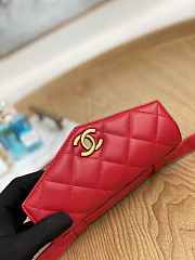 Chanel A99009 Waist bag Lambskin Red Gold Size 18 x 3.5 x 12 cm - 3